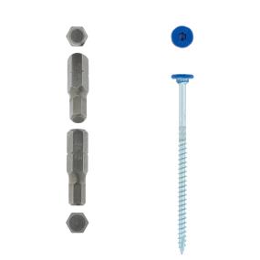 Purlin Screw Blue Hex Head